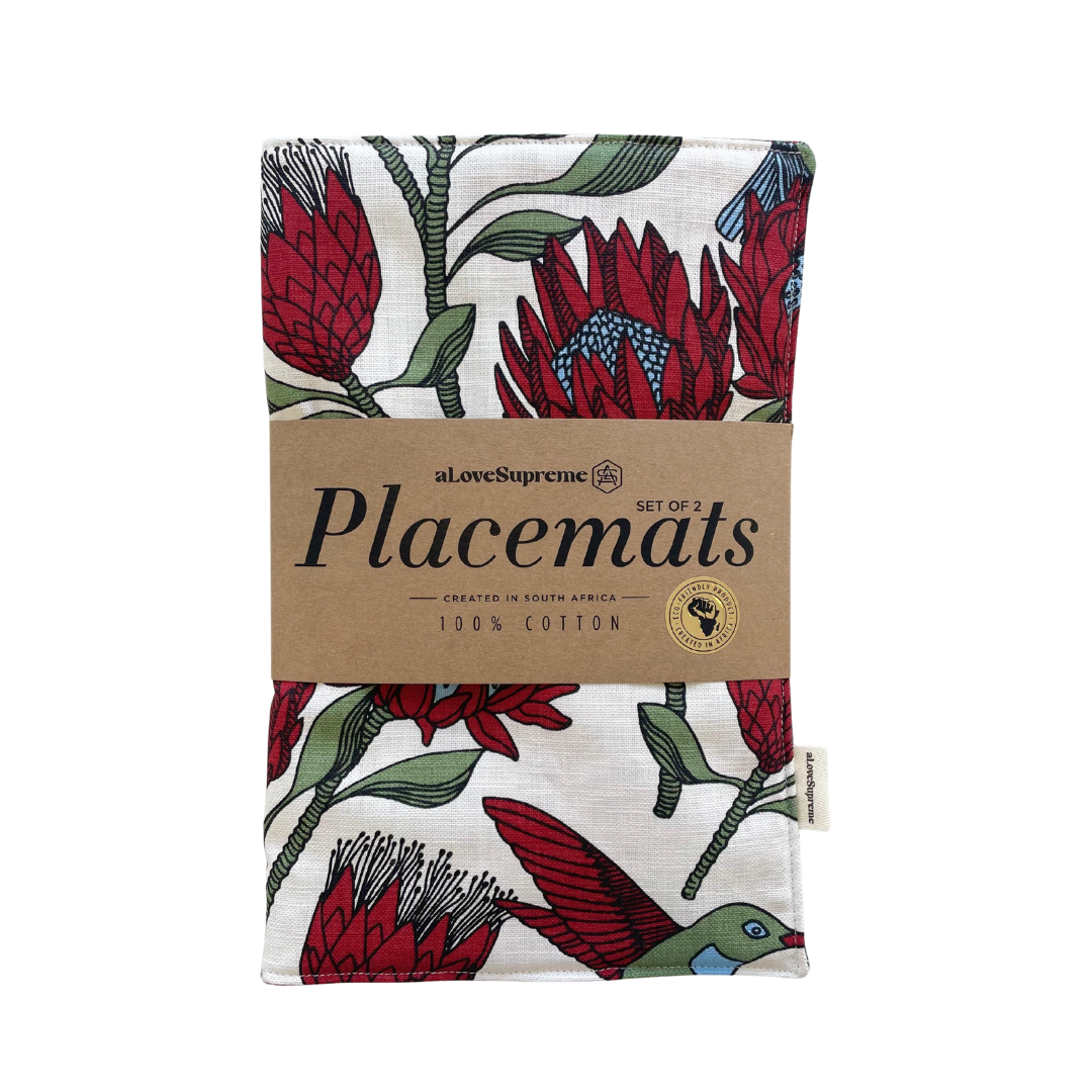 Fabric Placemats (Double Sided 2 Set)