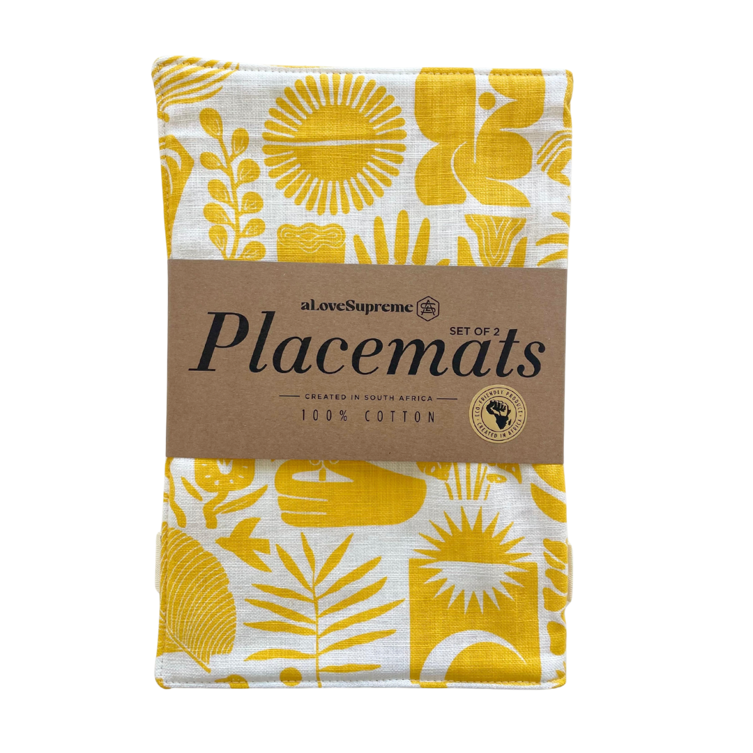 Fabric Placemats (Double Sided 2 Set)